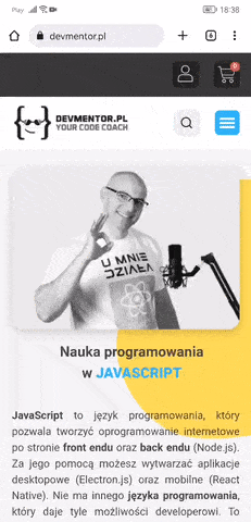 Chowający się pasek przeglądarki