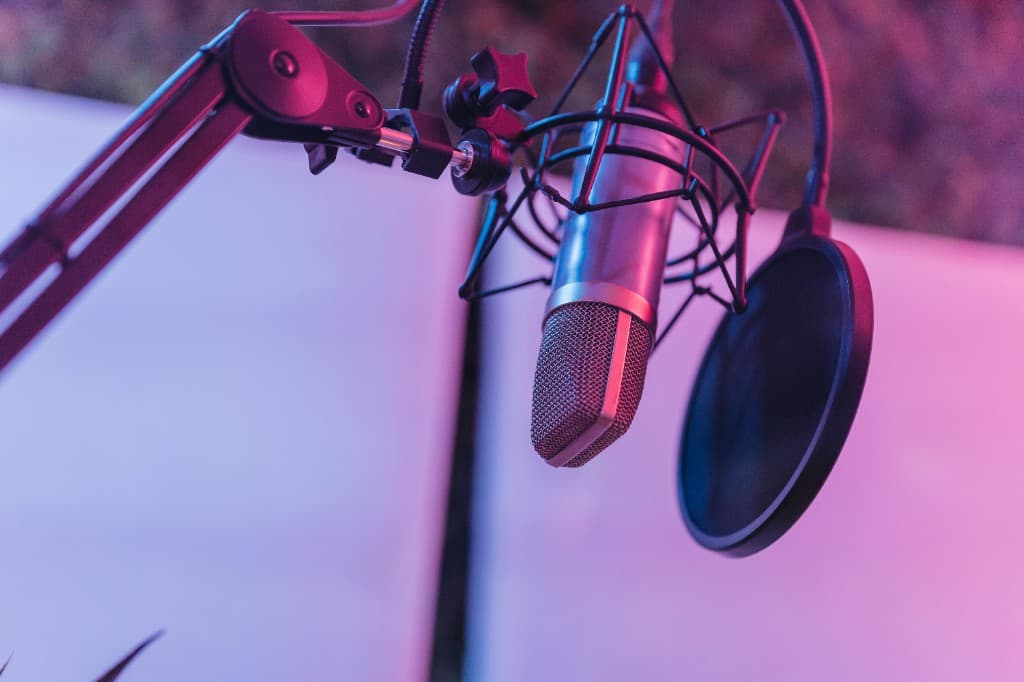 Studio do nagrywania podcastu